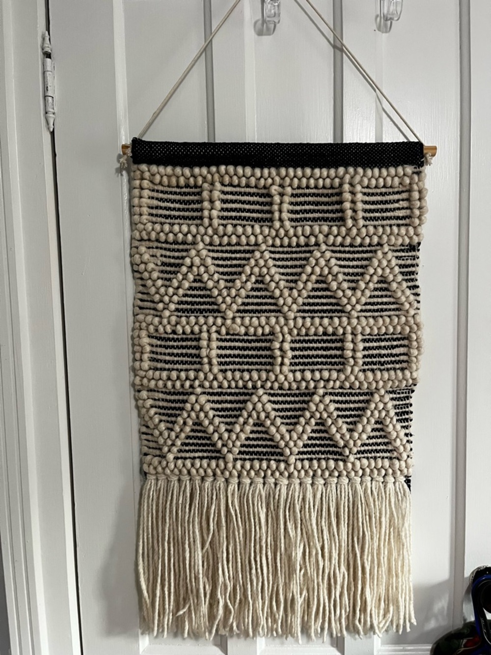 Bohemian Tapestry Woven Wool Wall Hanging